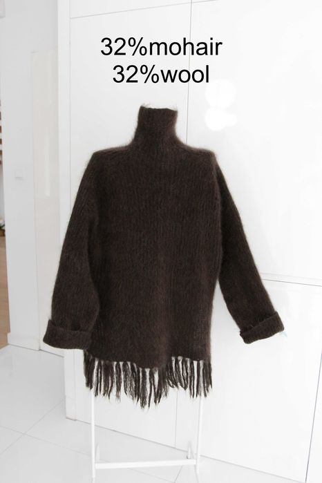 32%moher 32%wełna bez wad L/XL