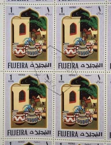 Piękne znaczki w arkuszach