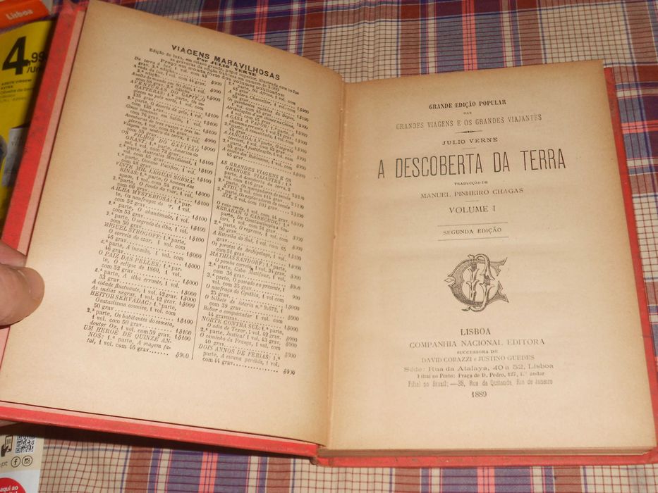Livros Julio Verne 2a edicao Corazzi, CNE - avulso