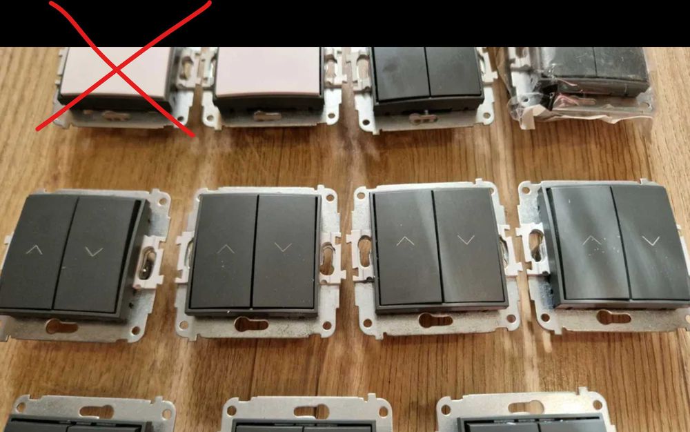 Zestaw przełączników do rolet zewnętrznych Karlik Mini - 10 szt