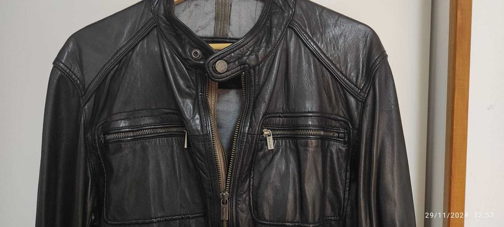 Jaqueta de couro Massimo Dutti M/L