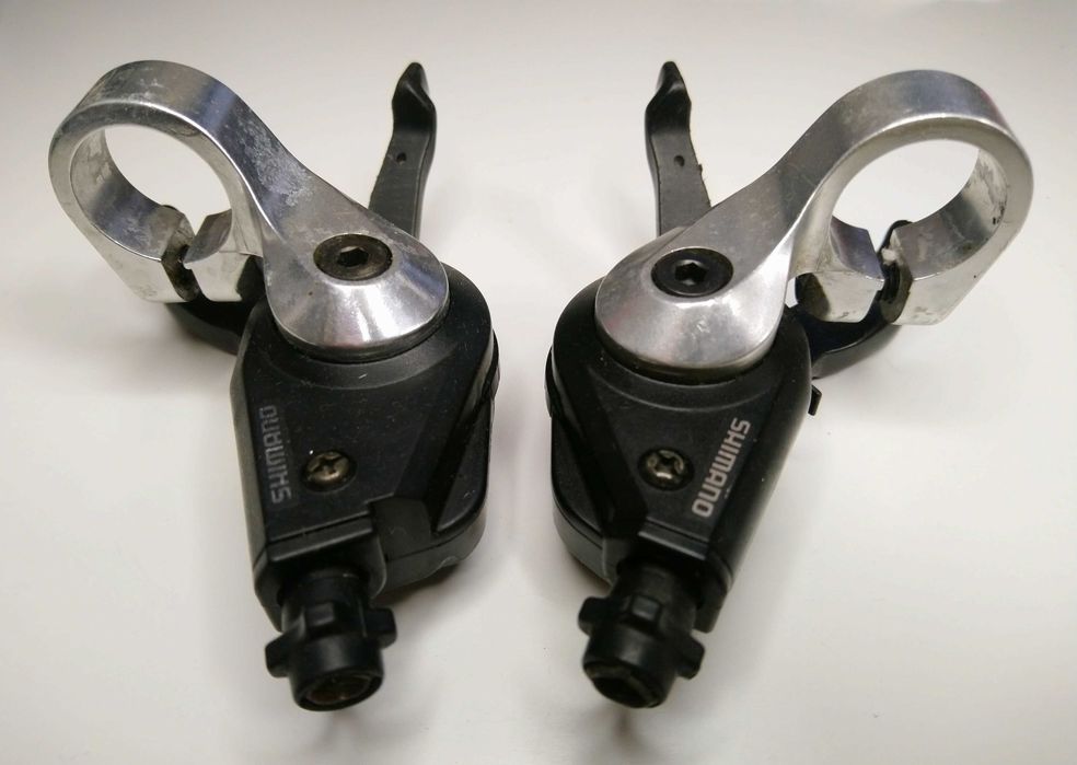 Manetki przerzutek Shimano STX RC LX SL-MC38 3x8 retro MTB
