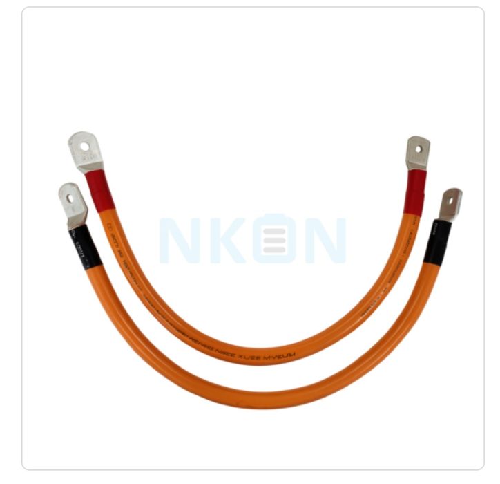 Conjunto de cabos para bateria solar – 0.5m 95mm²