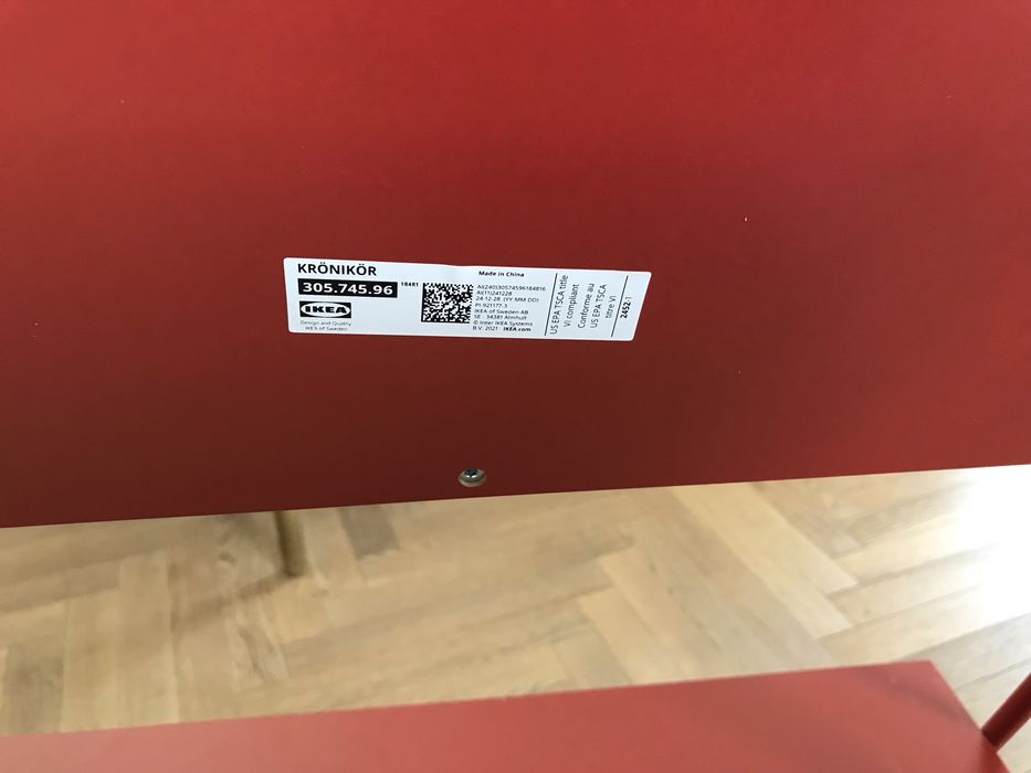 Kolorowy regal ikea, okazja cenowa