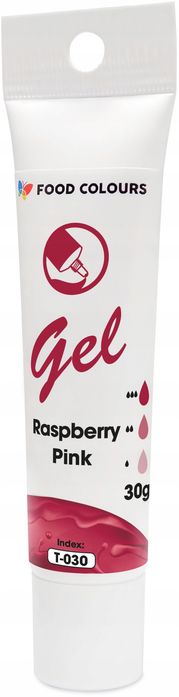 BARWNIK SPOŻYWCZY W ŻELU T-030 Raspberry Pink Malinowy Róż 30g