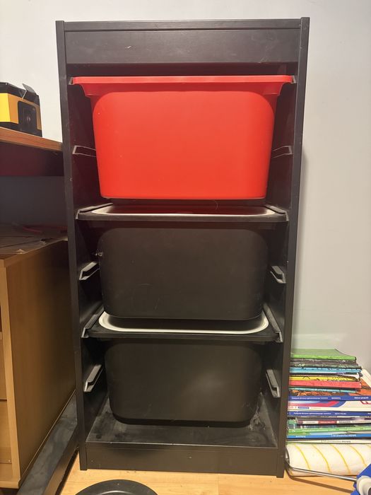 komplet szafek z pudłami ikea