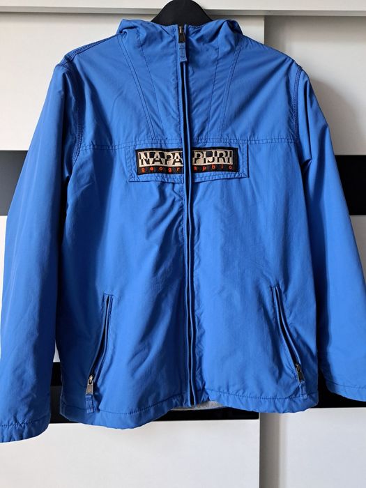 Kurtka Napapijri 162/ 14 taped seams z polarem, jesienna, przejściowa