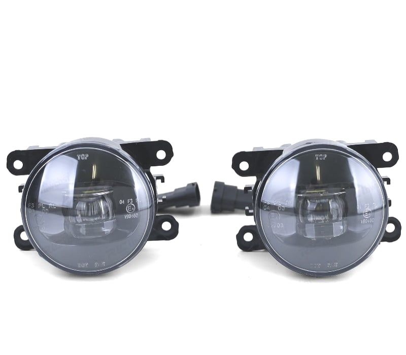 FARÓIS DE NEVOEIRO DIVERSOS MODELOS LED CITROEN DACIA FORD JAGUAR NISSAN OPEL PORSCHE PEUGEOT RENAULT 01-15 PRETO FUMADO