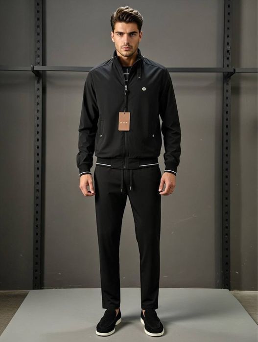 Спортивний костюм Loro Piana чорний костюм лоро піана чорний чоловічий