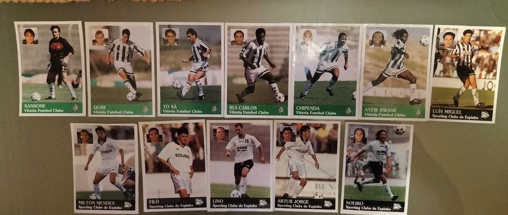 Lotes de cromos "Futebol 96/97" (listas nas últimas fotos)