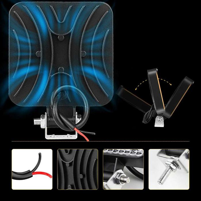 Luz Projetor Led 12-24v