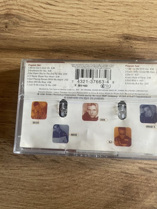 Backstreet boys kaseta  oryginalna hologram zaiks