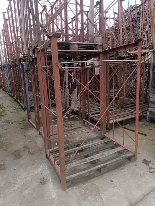 Palety metalowe regał stelaż skrzyniopaleta euro  80/120 manurack