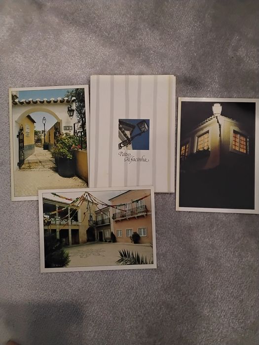 Coleção de 9 Postais Páteo Alfacinha (com caixa arquivadora)