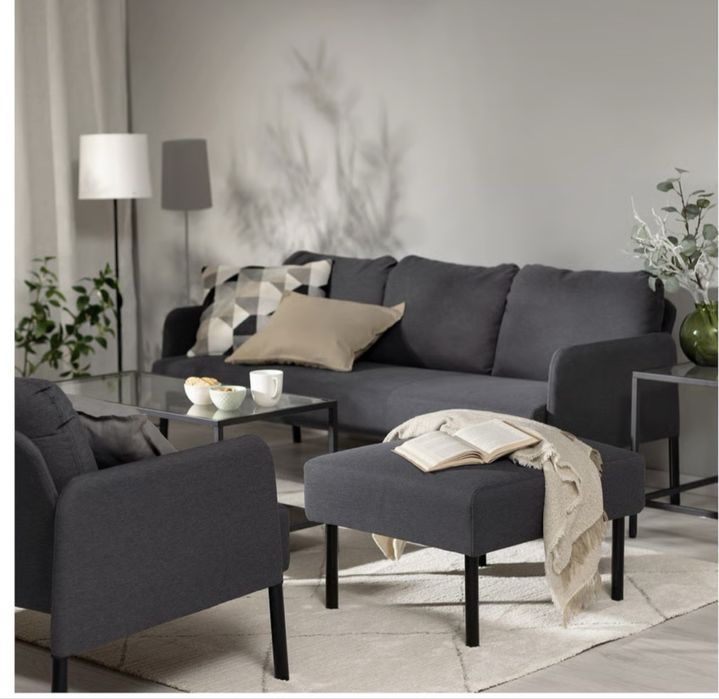 Podnóżek ciemnoszary