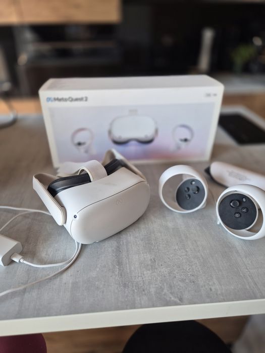 Gogle VR Meta Quest 2 256GB | Stan Idealny | Pełen Zestaw w Pudełku