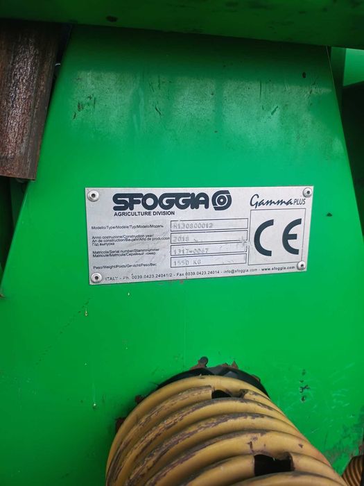 Сівалка причепна SFOGGIA GAMMA PLUS, 8 ряд., електроніка, Італія, 2013