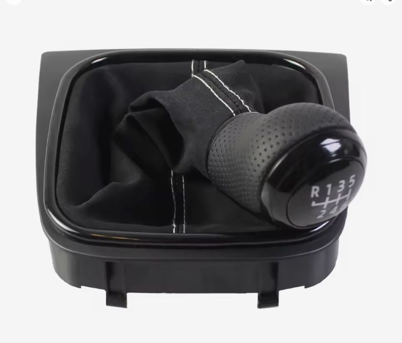 Ковпак ковпачок куліси оздоблення ручки кпп ручка vw jetta golf замша