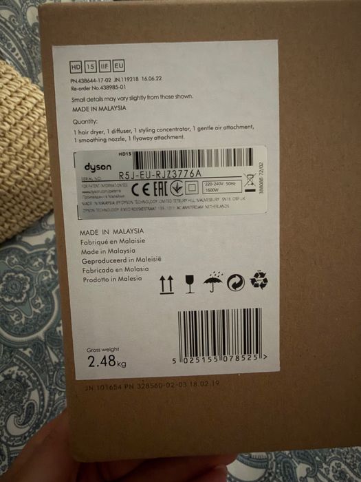 Secador Dyson supersonic