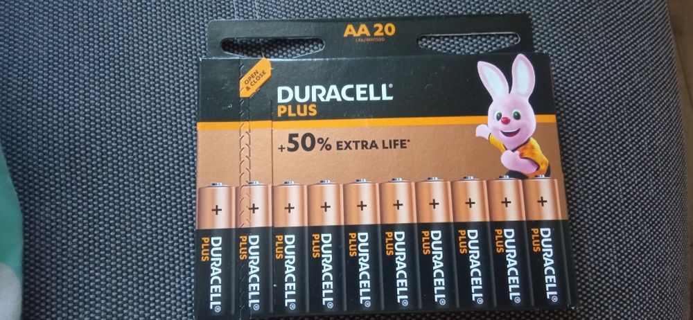 Батарейки Duracell plus Aa20