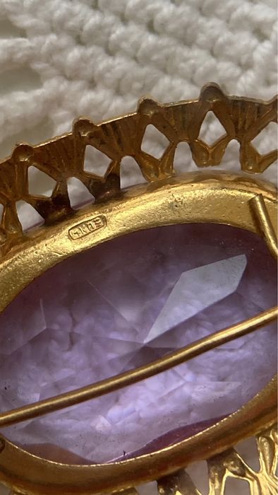 Винтажная брошь «Леденец»