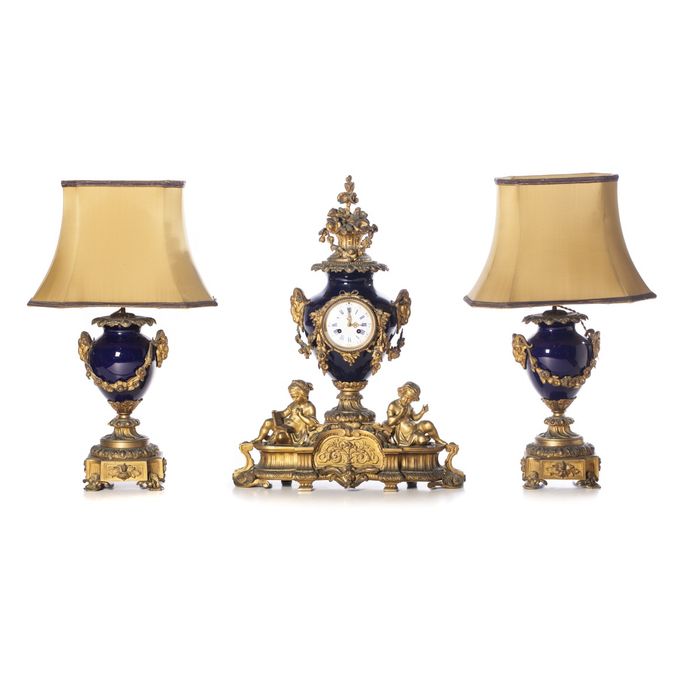 Relógios - Garniture Napoleão III - Século XIX