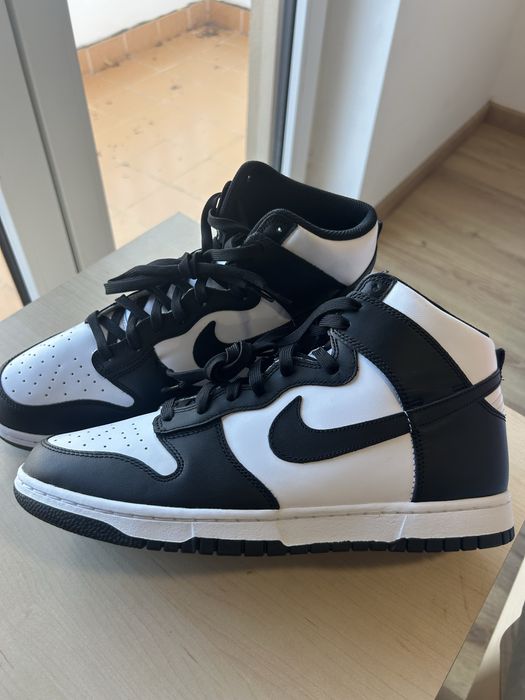 Nike Dunk High Retro Black White Originais Novas – Nº45 – 75€