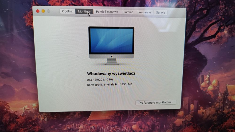 Imac 21,5 2013 rok