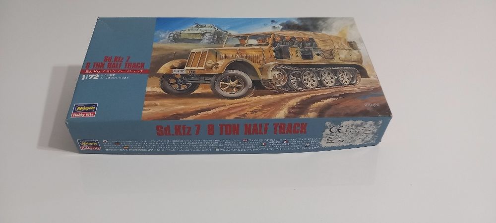 Kit Modelismo em plástico da Hasegawa - Sd.Kfz 7 8 TON HALF TRACK