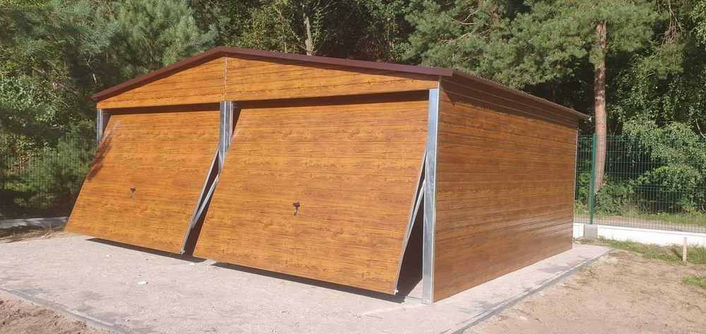 Garaż blaszany 6x5 m PREMIUM Garaże blaszane 6x5 6x5.8 6x6 producent !!!