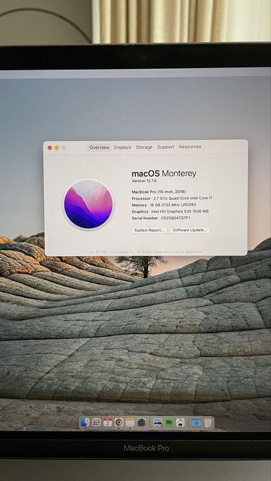 MacBook Pro 15’ 2016