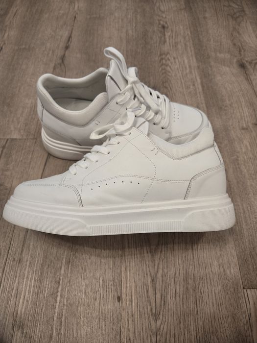 Buty skórzane męskie Faretti +7 cm
