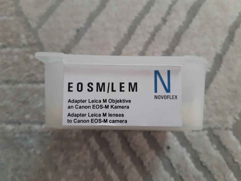 Adapter Novoflex Canon EOSM/LEM