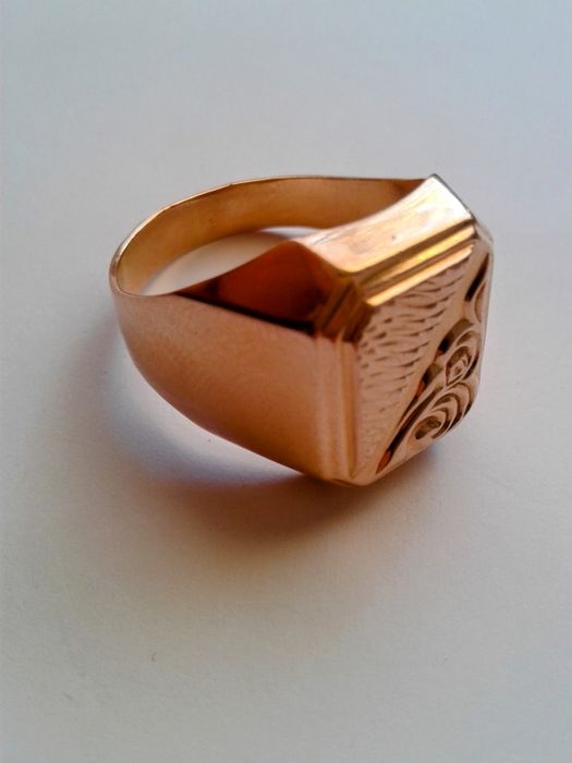 Золотая печатка 583 проба СССР золотой перстень , золота печатка СРСР