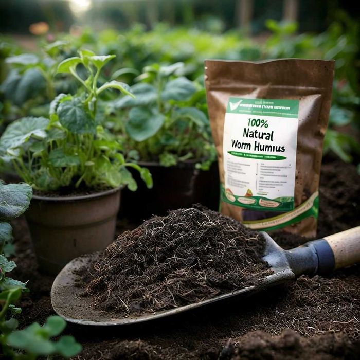 [Humus de Minhoca Sólido] 100% Húmus