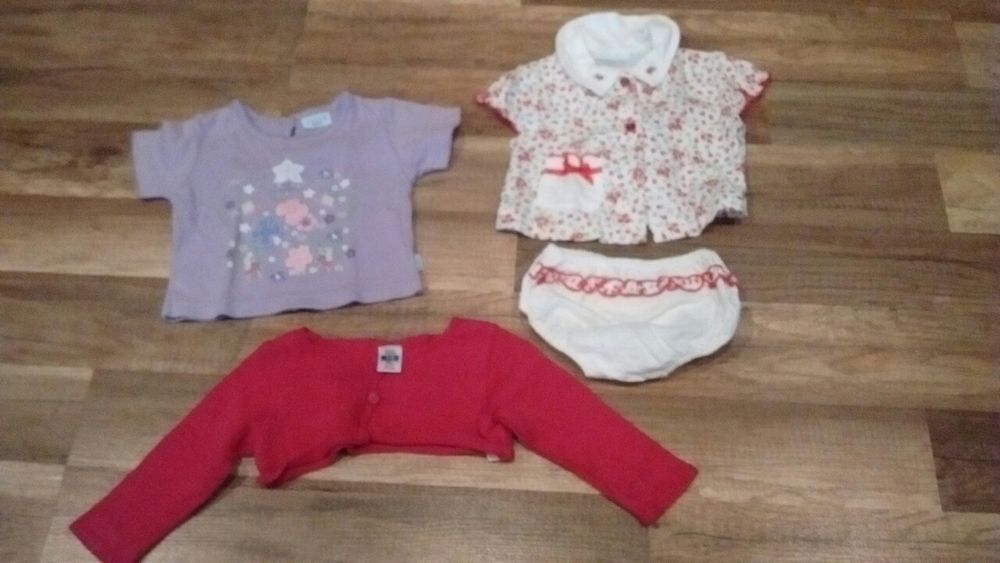 Paka,Ubranka 3-9 msc dla dziewczynki,sukienki,bluzki,swetr,golf- 10szt