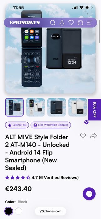ALT Mive Style Phone | 32GB | Desbloqueado