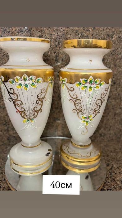 Ваза Богемия смальта