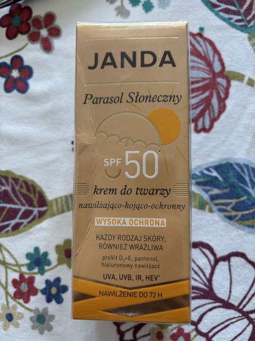 krem Parasol Słoneczny NOWY Janda SPF 50