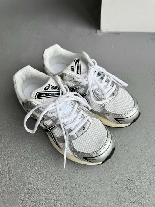 ‼️НОВІ Кросівки ASICS Gel-1130 White Silver