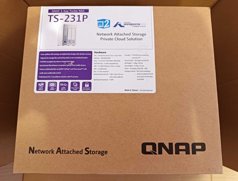 Мережеве сховище ( накопичувач ) QNAP TS-231P