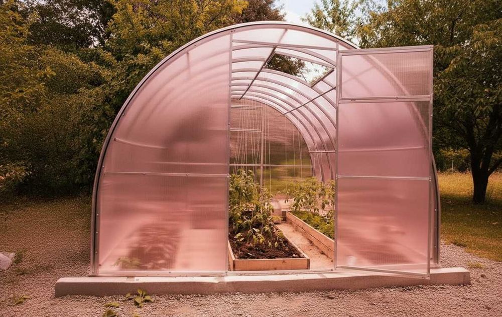 Szklarnia z poliwęglanu Nano POLSKI PRODUCENT 3x4 3x6 3x8 3x10