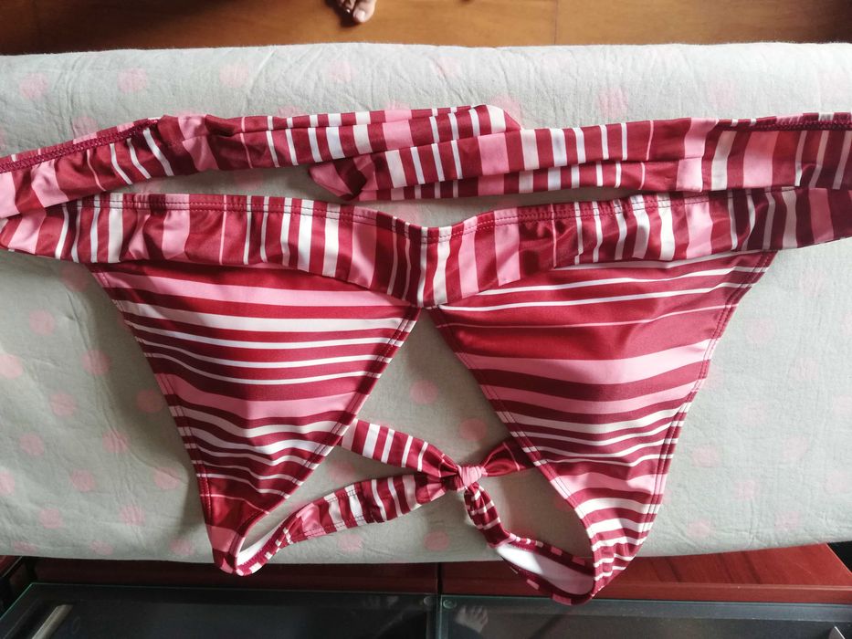 praia, top e calção L