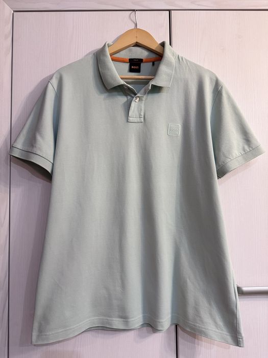 Поло Hugo Boss Original чоловіче mint/mint green