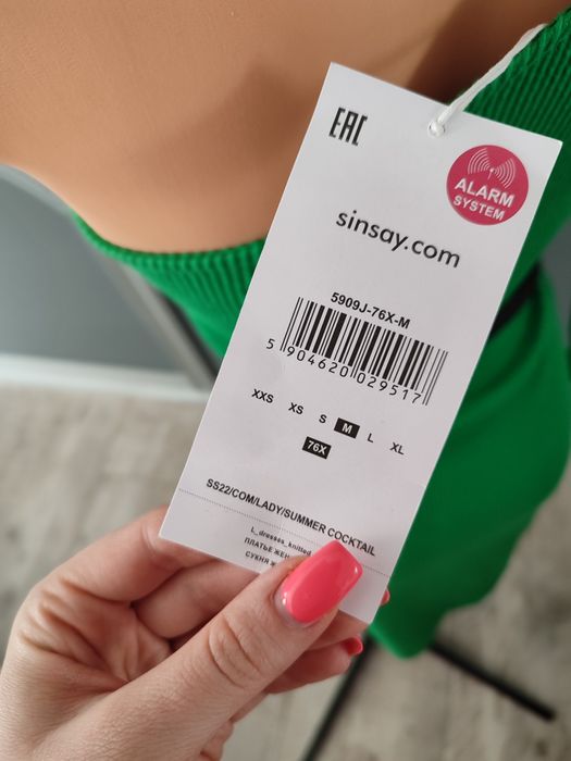 Nowa sukienka asymetryczna zieleń gucci