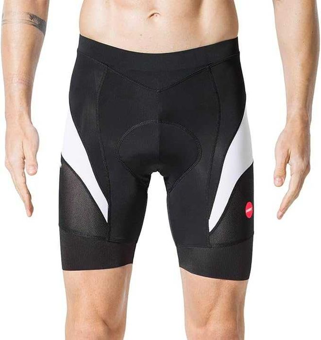 Męskie spodnie spodenki rowerowe M wkładka amortyzująca szybkoschnące