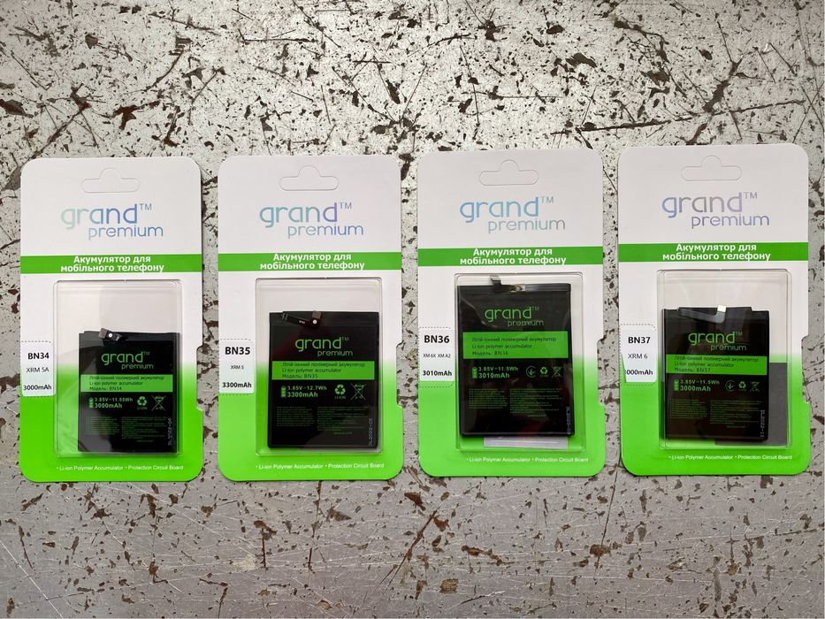 Аккумулятор Xiaomi Redmi 6/6A Grand Premium Xiaomi BN37 все модели