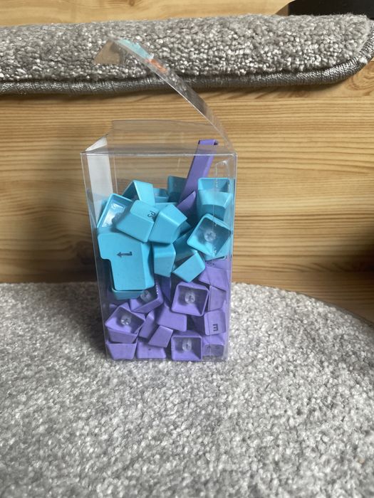 keycpas rozowo niebieskie