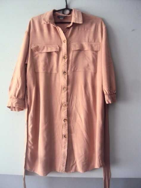 Koszulowa tunika z paskiem  rozm 42