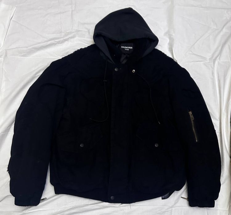 Куртка balenciaga distressed rick opium archive